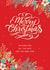 Merry Christmas Lettering Card created by Dalia Clark Design