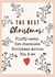 What makes Christmas the best Christmas card created by Rebecca Handy
