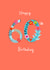 60 sixty Birthday Card 20439 created by Lindsay loves to draw
