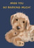 Cute Labradoodle card to tell a friend that you miss them. Ideal for dog lover created by Rae of Sunshine