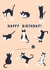 cat cute Birthday Card 19277 created by Eleanor Beetle