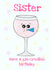 gin sister Birthday Card 13599 created by Cutie McHootie 