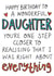 I was right Daughter Birthday card created by Rosie Johnson Illustrates