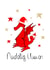 Nadolig Llawen Welsh dragon Christmas card created by Leah Roberts
