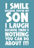 Funny Birthday Card - Son - I Laugh Because There's Nothing You Can Do About It created by Naomi Park