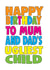 The ugliest child birthday card created by Cheeky Chops Cards