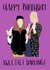 Absolutely fabulous Ab Fab Birthday Card 13625 created by Laura Did That