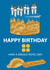 Punny Birthday Card - Greggs - Cake created by KD STUDIO DESIGN