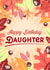 Autumnal Daughter Birthday Card created by olliebrownillustration
