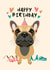 French Bulldog Birthday Card created by Diva Doodle Designs
