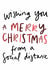 Merry Christmas From A Social Distance Christmas Card created by Studio Yelle