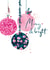 classic baubles Christmas Card 18252 created by Hotchpotch