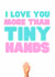 I love you funny Anniversary Card 23865 created by LUCY BARFOOT | SUPER TINY HANDS