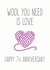 Wool You Need Is Love - Happy 7th Anniversary created by FrednTrev.