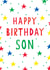 Child typography Birthday Card 17729 created by Earlybird