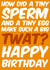 Twat Rude Birthday Card 7653 created by Sean David Cards