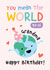 You Mean The World To Us Grandma Birthday Card created by Macie Dot Doodles