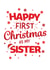 siblings sister Christmas Card 10367 created by Yeti Design
