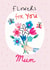 flowers bouquet Just Because Card 45368 created by Lindsay loves to draw
