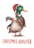 pun duck Christmas Card 11884 created by Citrus Bunn