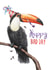 bird toucan Birthday Card 11888 created by Citrus Bunn