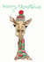 giraffe animals Christmas Card 8257 created by Bramble Designs
