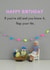 old tits Birthday Card 11589 created by Bold & Bright Cards