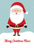 santa adult Christmas Card 10986 created by Kat Prentki