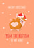 dog corgi Christmas Card 16117 created by Fly high art