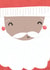 Cute and Simple Christmas Santa Face - Open Send created by Laura Pantony