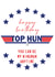 Top Gun Birthday Card - Top Hun Wingman Quote created by Thoughtfully Made UK