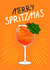 aperol spritz novcull24 Christmas Card 45558 created by Glam Brock