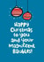 Funny Baubles Christmas Card for Husband, Boyfriend or Partner created by Pink wink