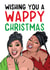 WAPPY CHRISTMAS cardi b Christmas Card 16297 created by Bubble&Cheek