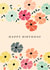 floral birthday flowers Card 43462 created by Lea Velasquez