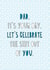 dad rude Birthday Card 28846 created by Redback Cards