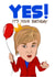 nicola sturgeon funny Birthday Card 26044 created by Kasia Cards