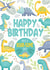 cute dinosaur Birthday Card 20679 created by Trudles Doodles Handmade