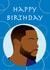 black man happy birthday Card 43699 created by Leanne Creative