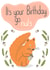 Happy Birthday Cute Squirrel Card created by @SarahPriceDesigns