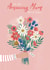 For Mum -Mother’s Day - Birthday - flowers card - Pretty created by Dalia Clark Design