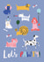 dog doggy Birthday Card 7402 created by Rumble Cards