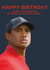 Tiger woods goat Birthday Card 42002 created by Drawgina