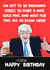 Boris Johnson Lockdown Birthday Card created by @donosdoodles