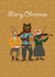 Animals Illustration Christmas Card 45873 created by Grietas Illustrations