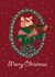 Animals Fox Christmas Card 45875 created by Grietas Illustrations