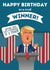 Winner not a fraud Trump birthday card created by Matt Lewis