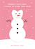 snow love Christmas Card 9815 created by Jemima de Viell
