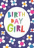 girl flowers Birthday Card 17906 created by Jayne Schofield