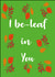 i believe in you leaf Card 44911 created by Cocoon Homeware Co